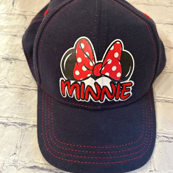 DISNEY 100% COTTON GLOBALL SUN MINNIE MOUSE WOMENS ADJUSTABLE CAP O/S - Picture 7 of 8